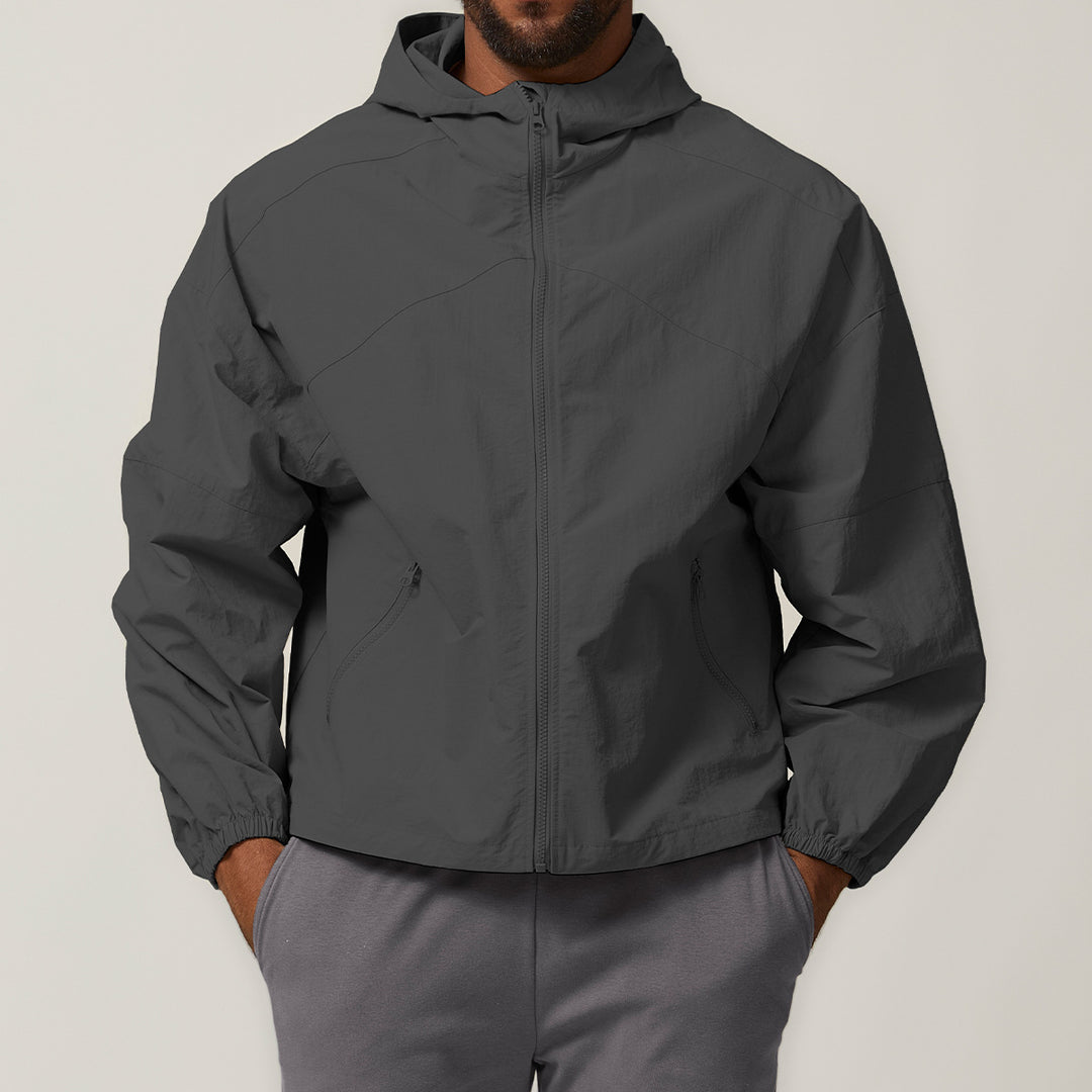 Men's Lightweight Windbreaker with Hood Lisslune