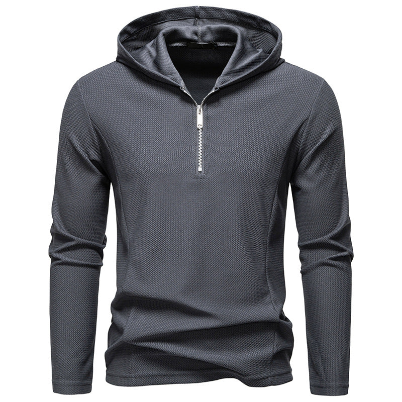 Men's functional sweater with half zipper and breathable fabric Lisslune