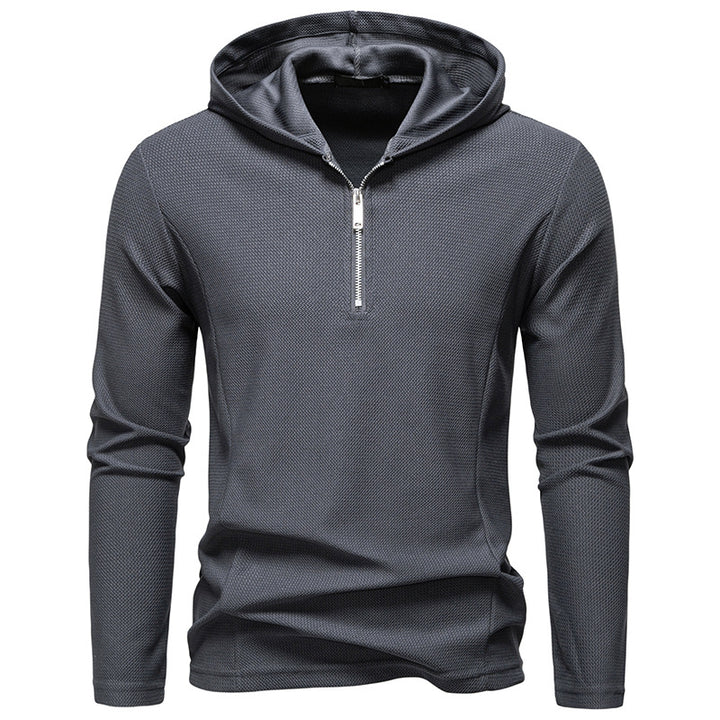 Men's functional sweater with half zipper and breathable fabric Lisslune