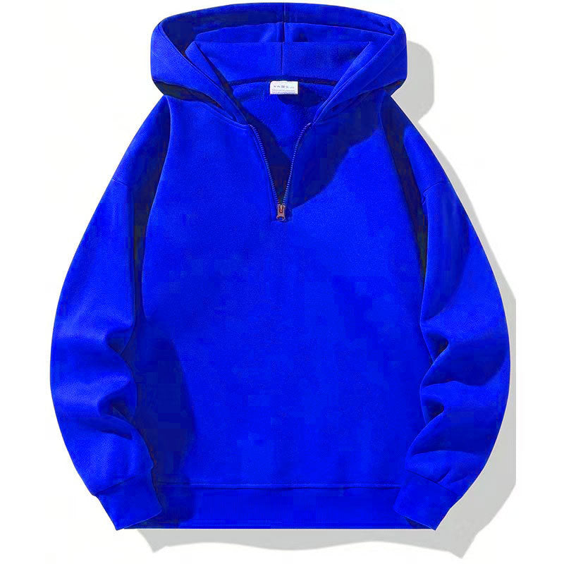 Men's sporty hoodie with half zipper Lisslune