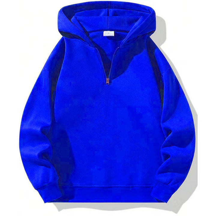 Men's sporty hoodie with half zipper Lisslune