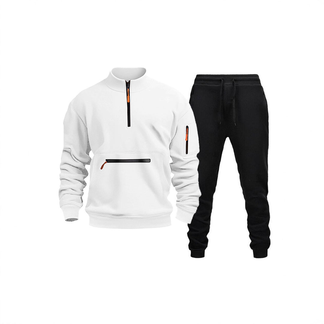 Men's sporty leisure set with practical zip pockets and modern cut Lisslune