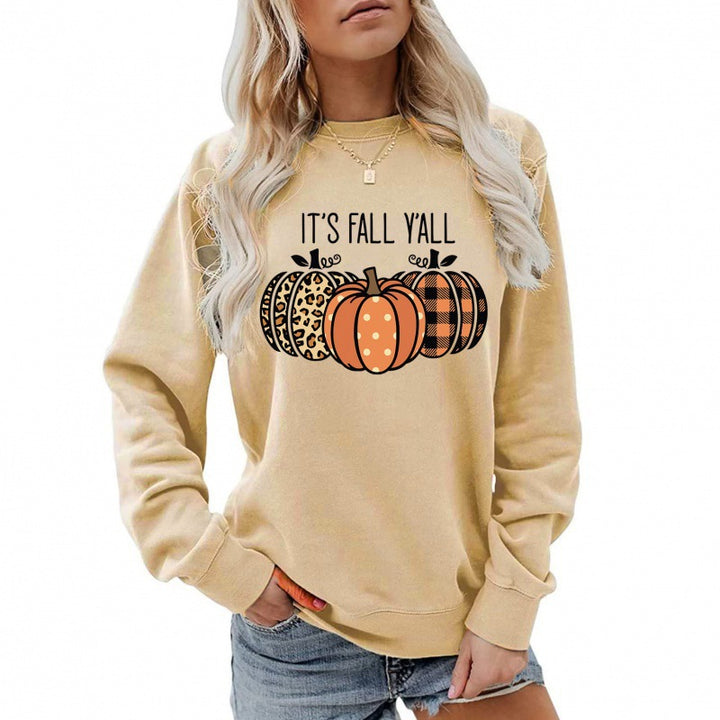 Women’s sweatshirt with playful autumn motif and comfortable fit Lisslune