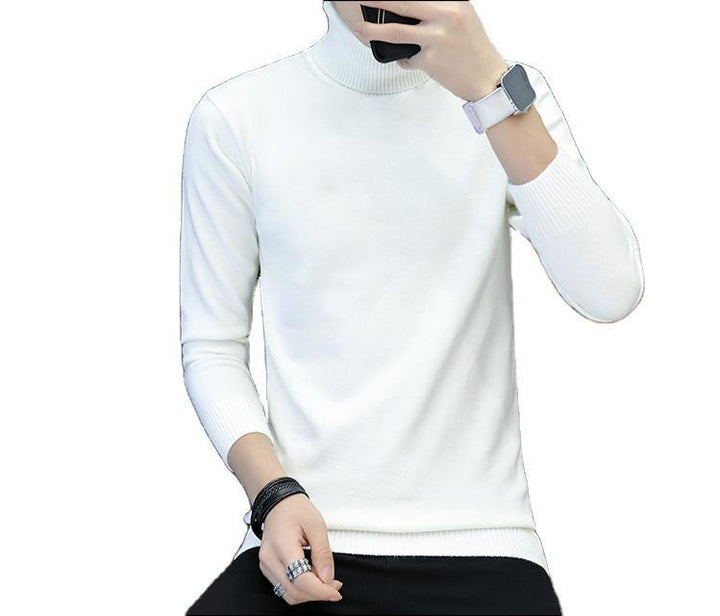 Men's Elegant Turtleneck Sweater made of fine knit Lisslune