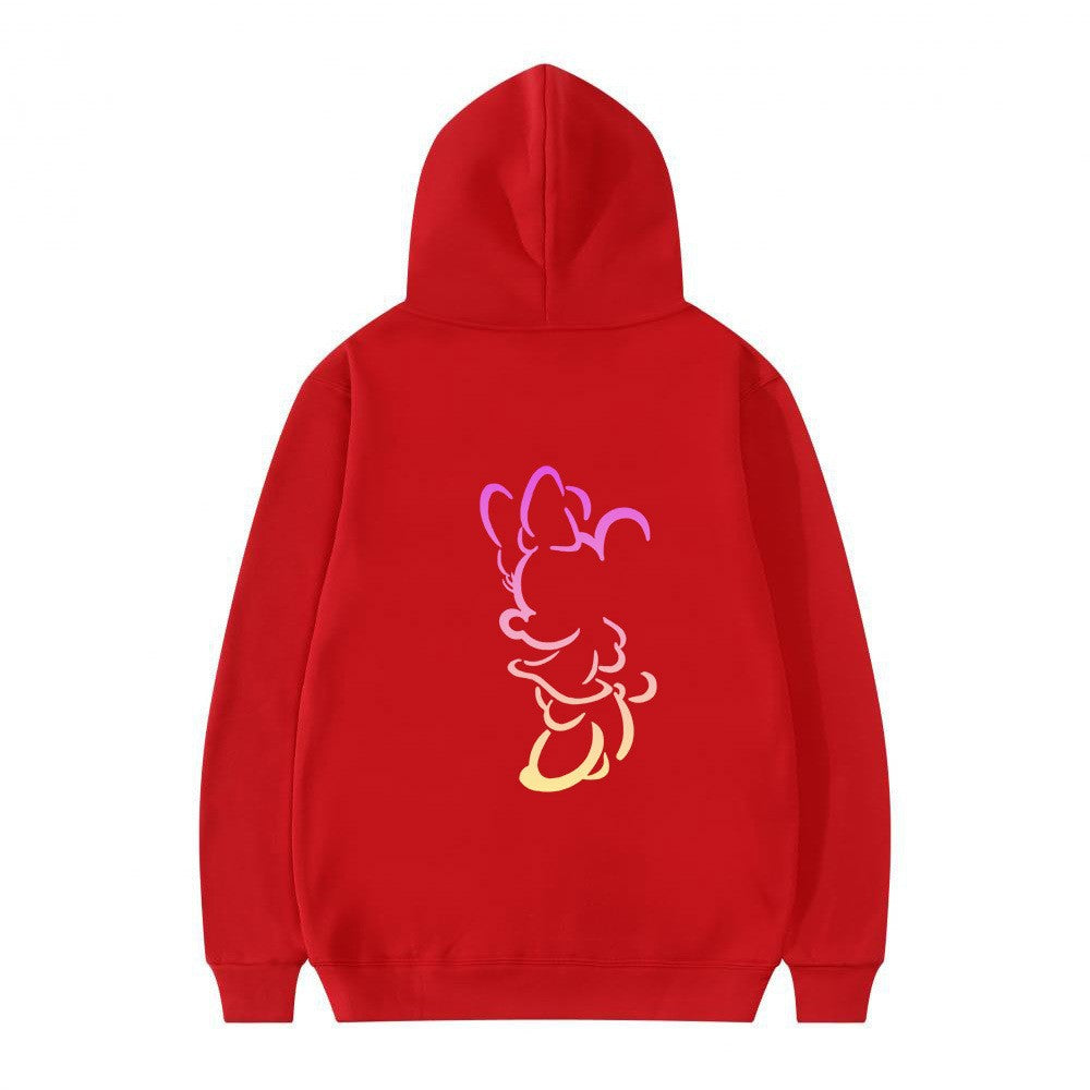 Women's hoodie with artistic cloud design and soft inner lining Lisslune