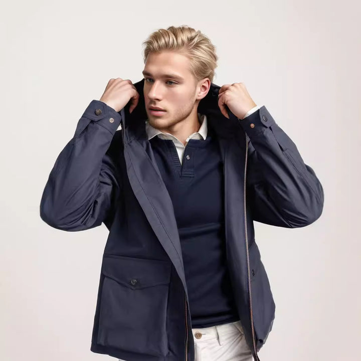 Men's functional transitional jacket with removable hood Lisslune