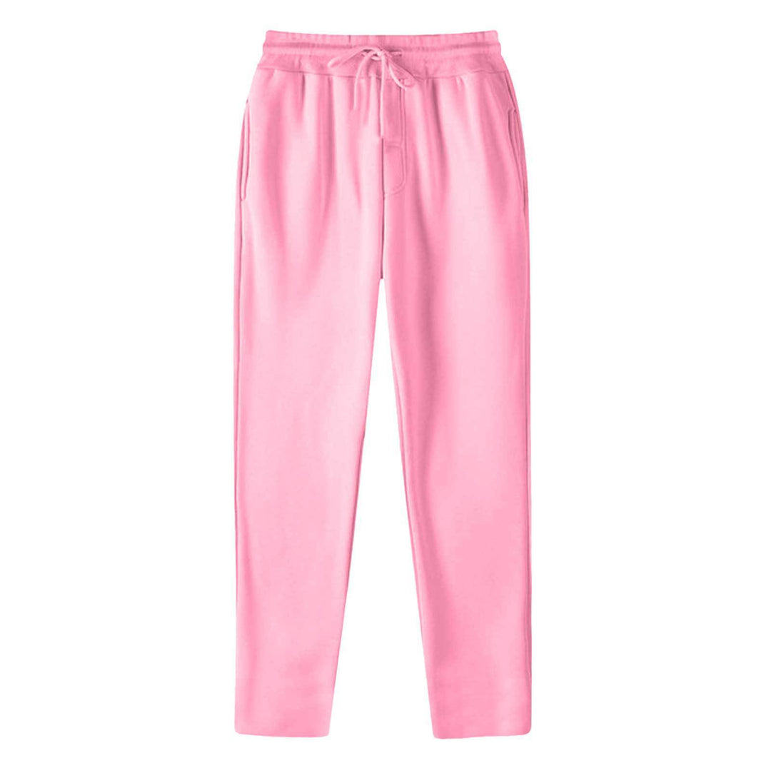 Men's sporty casual pants with elastic waistband and practical side pockets Lisslune