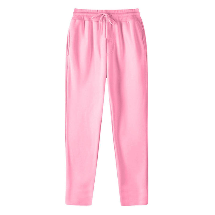 Men's sporty casual pants with elastic waistband and practical side pockets Lisslune