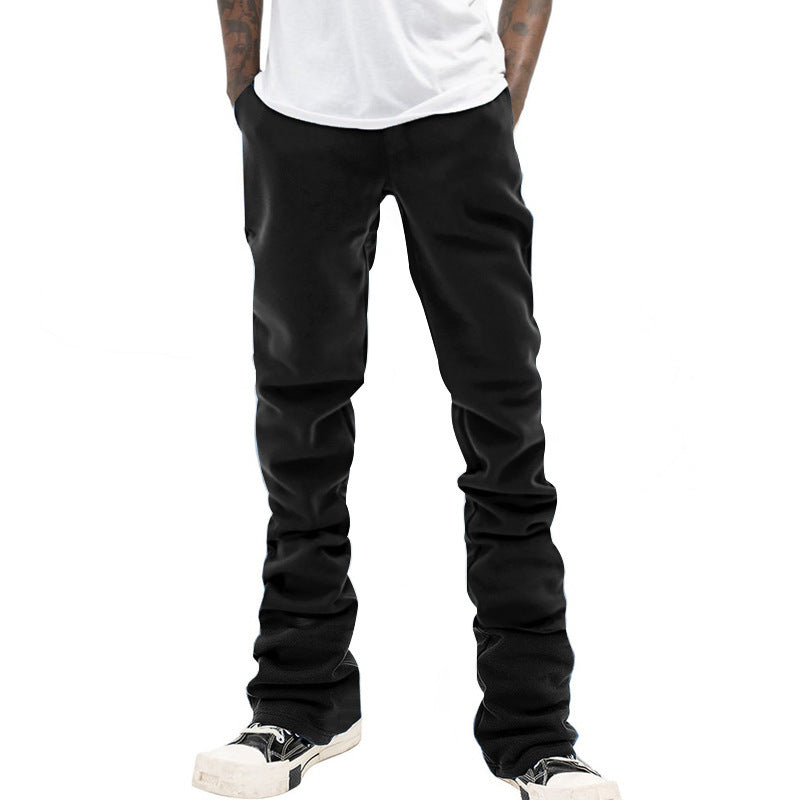 Men's comfortable sweatpants with elastic waistband and side pockets Lisslune