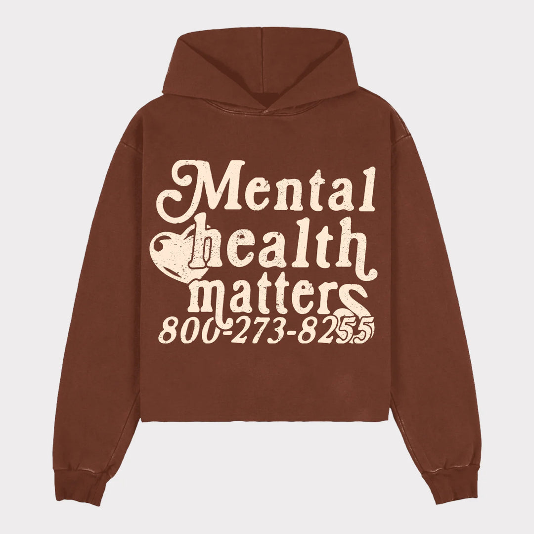 Women's hoodie with statement print Lisslune