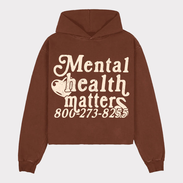 Women's hoodie with statement print Lisslune