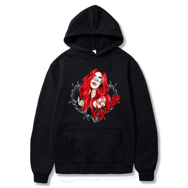 Women’s hoodie with artistic graphic print and cozy fit Lisslune