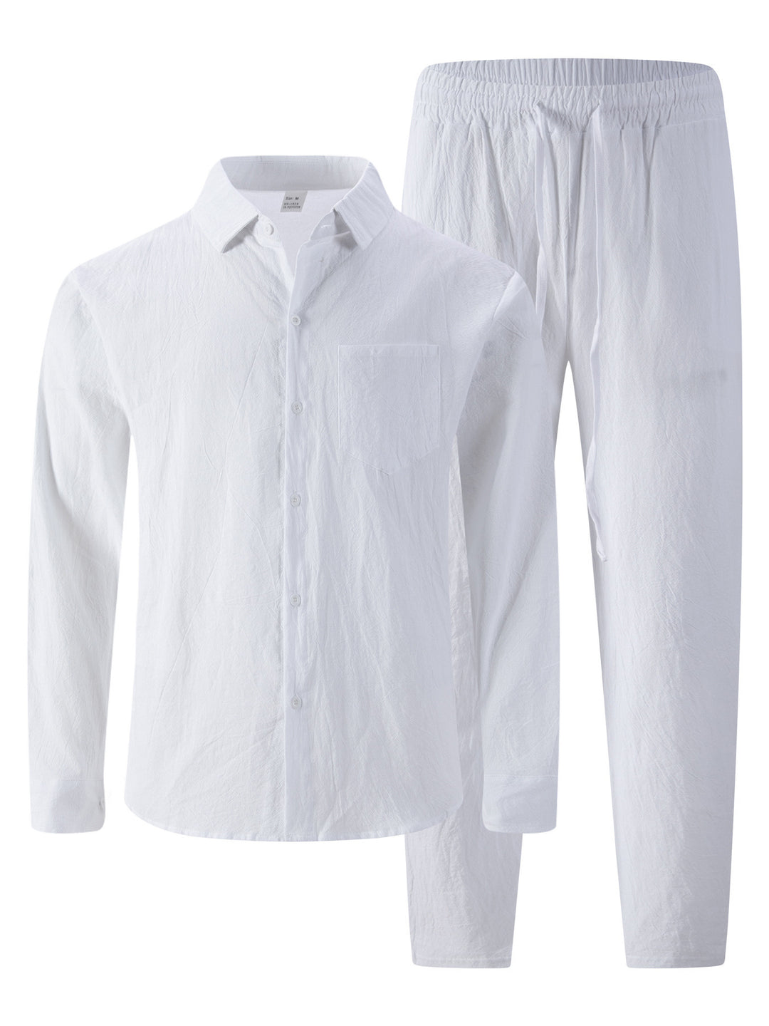 Men's casual pajamas set made of breathable material with elegant design Lisslune