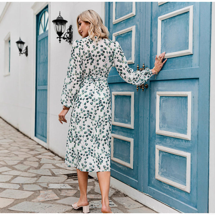 Women's maxi dress with floral pattern Lisslune