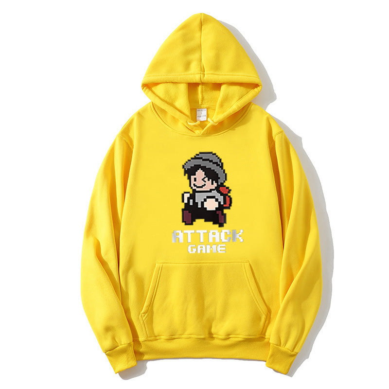 Women's hoodie with playful retro game design Lisslune
