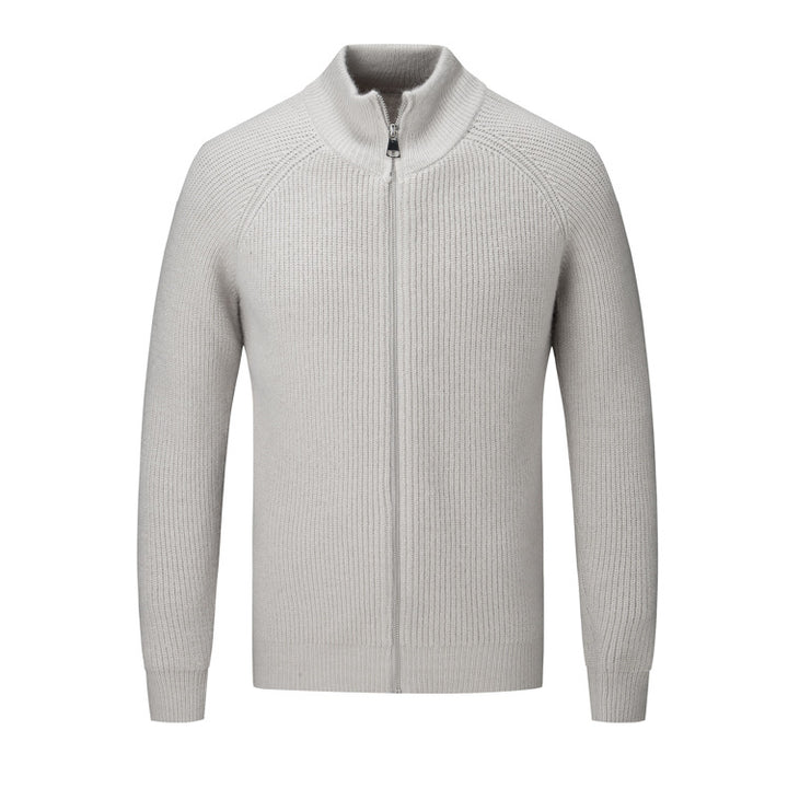 Men's cardigan with high collar Lisslune