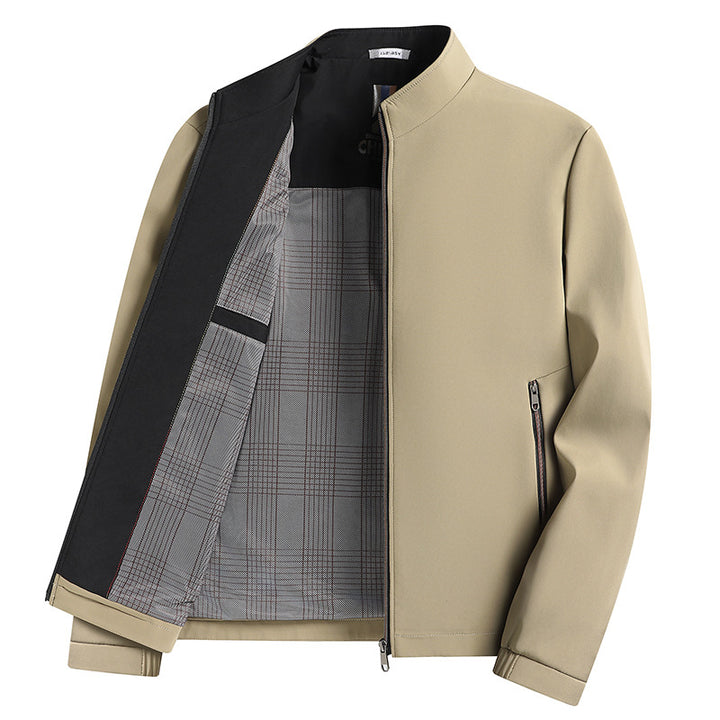 Men's elegant transitional jacket in minimalist design Lisslune