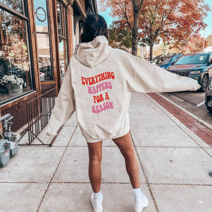 Women's hoodie with a unique motivational print and comfortable fit Lisslune