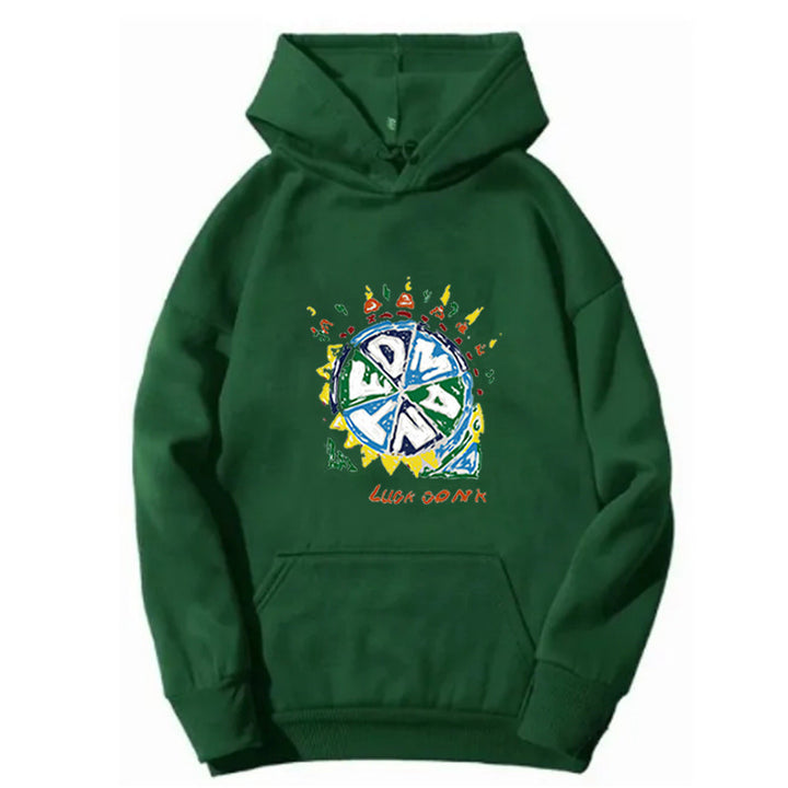 Women's hoodie with creative graphic print Lisslune