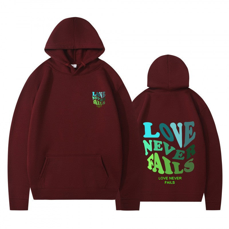 Women’s hoodie with inspiring lettering and casual fit Lisslune