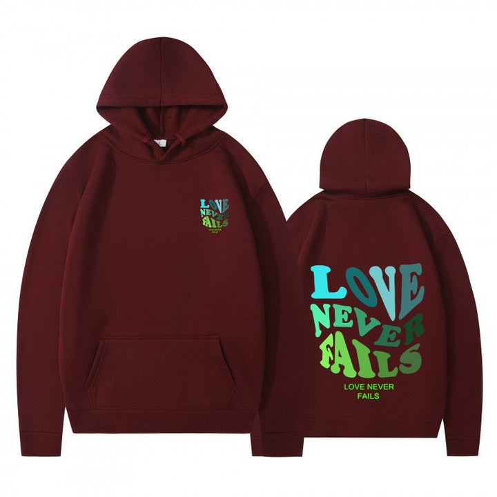 Women’s hoodie with inspiring lettering and casual fit Lisslune