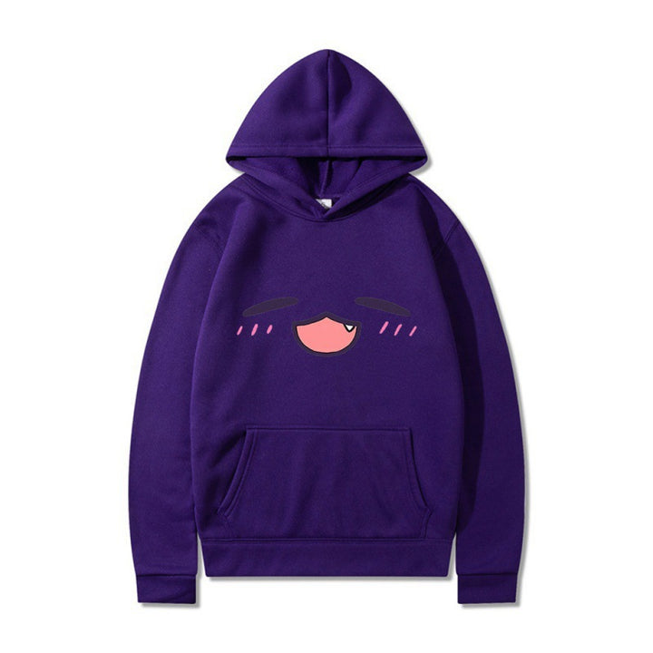 Women's hoodie with cheerful cartoon face and comfortable fit Lisslune