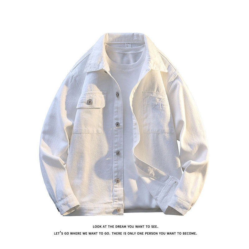 Men's casual jacket with two chest pockets and soft texture Lisslune