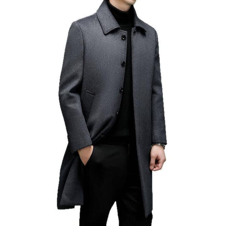 Men's Modern Coat with Stylish Stand-Up Collar Lisslune