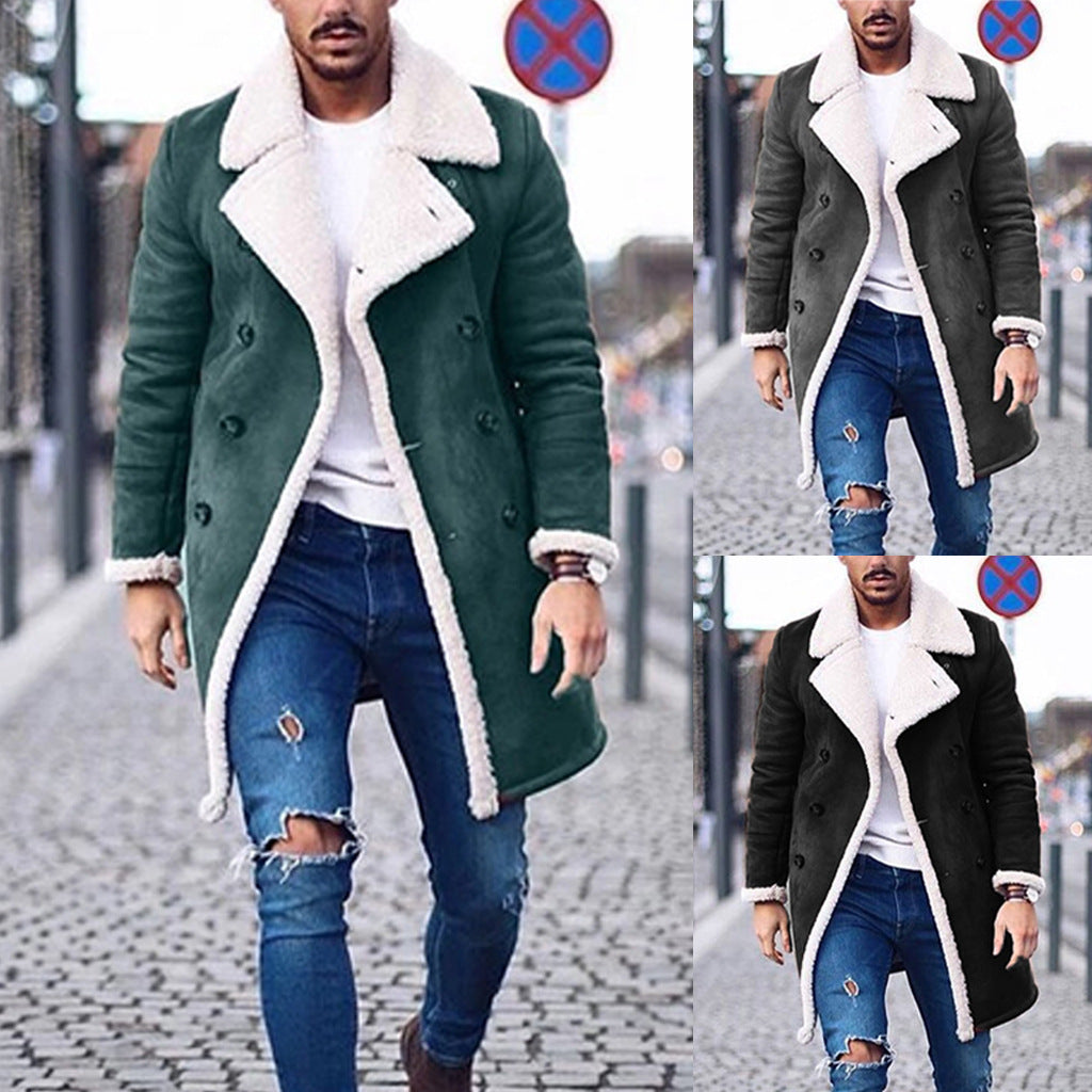 Men's sheepskin coat with luxurious teddy lining Lisslune