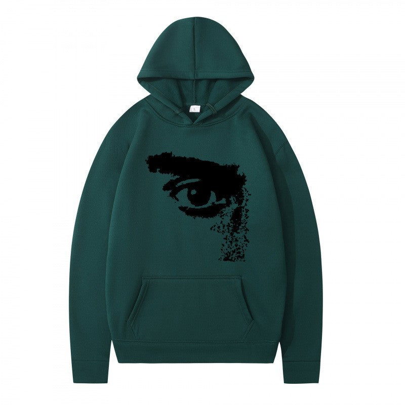 Women’s hoodie with modern, artistic print Lisslune