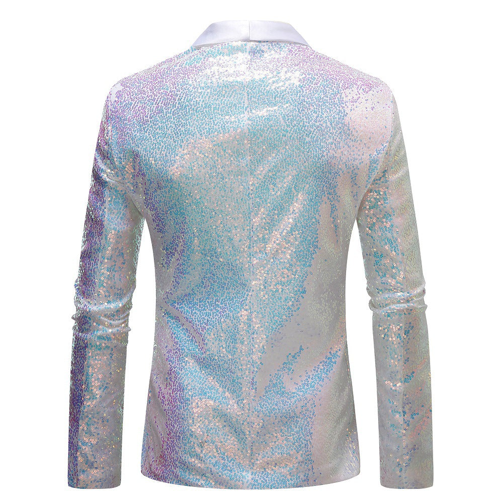 Men's elegant sequin blazer in modern design Lisslune