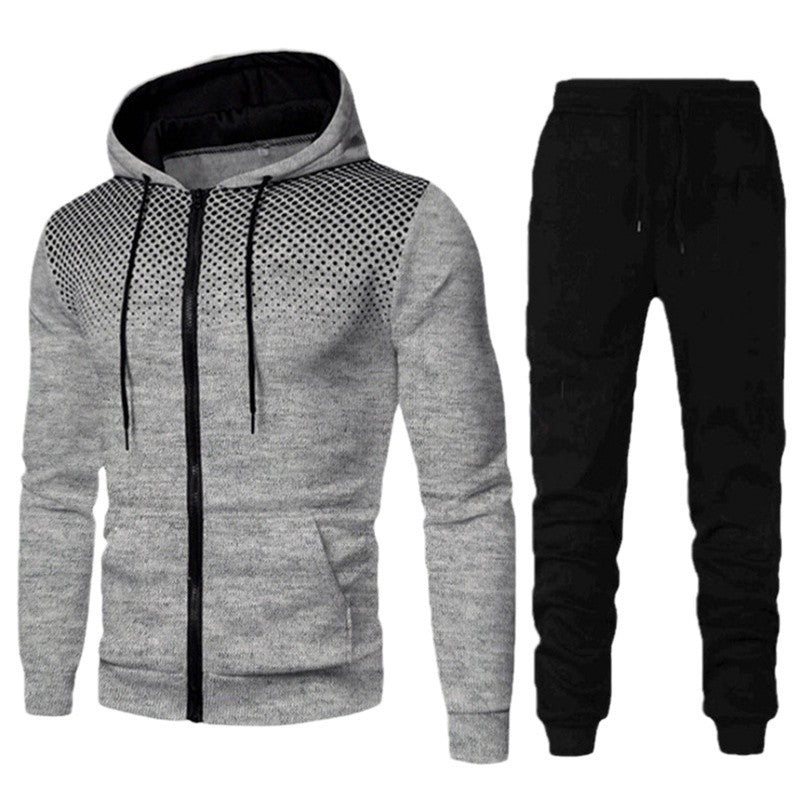 Men's Fashionable Tracksuit with Contrasting Details Lisslune