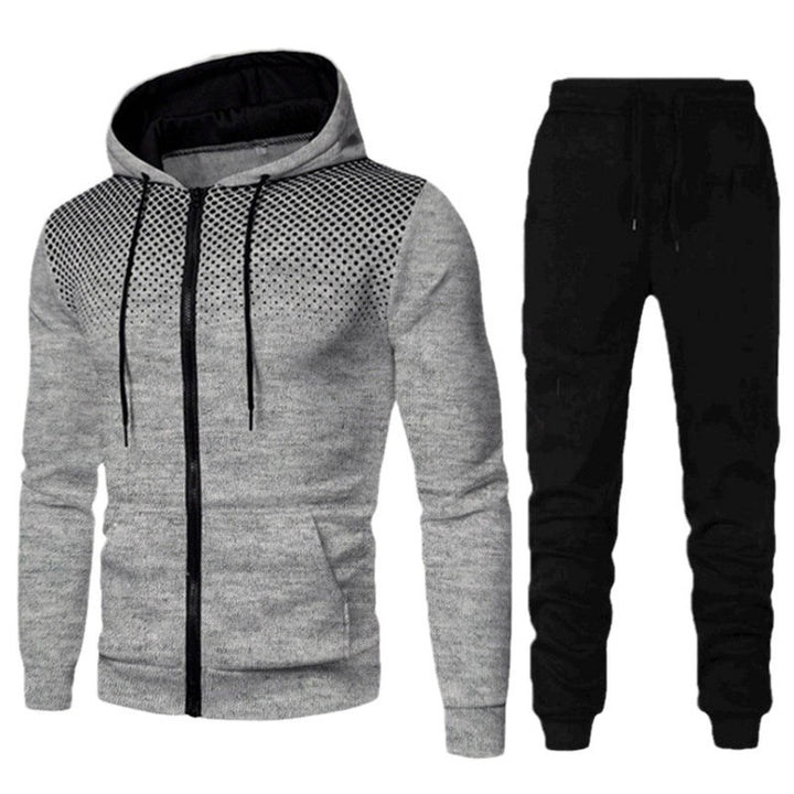 Men's Fashionable Tracksuit with Contrasting Details Lisslune