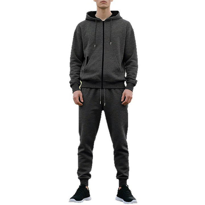 Men's casual hoodie with jogger pants in a relaxed fit Lisslune