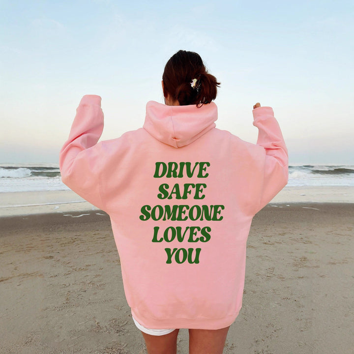 Women's hoodie sweatshirt with inspiring lettering and casual fit Lisslune