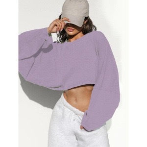 Women's casual crop sweater Lisslune