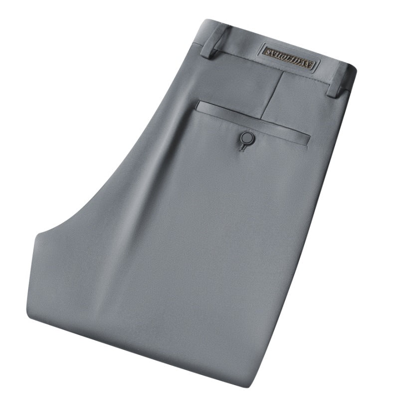 Men's elegant suit pants with modern cut and practical pockets Lisslune