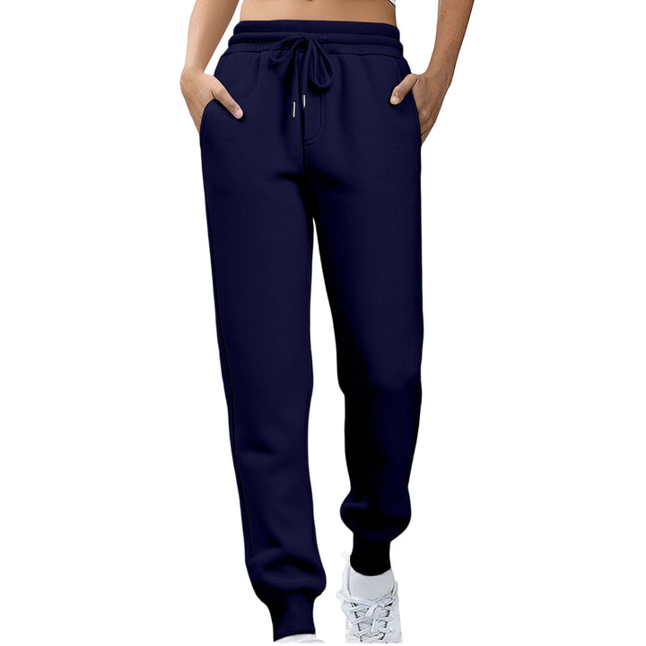 Women Relaxed Fit Sweatpants with Elastic Waistband and Side Pockets Lisslune