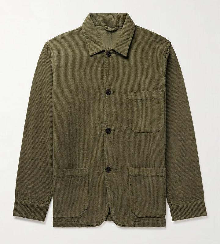 Men's casual cord jacket with practical pockets Lisslune