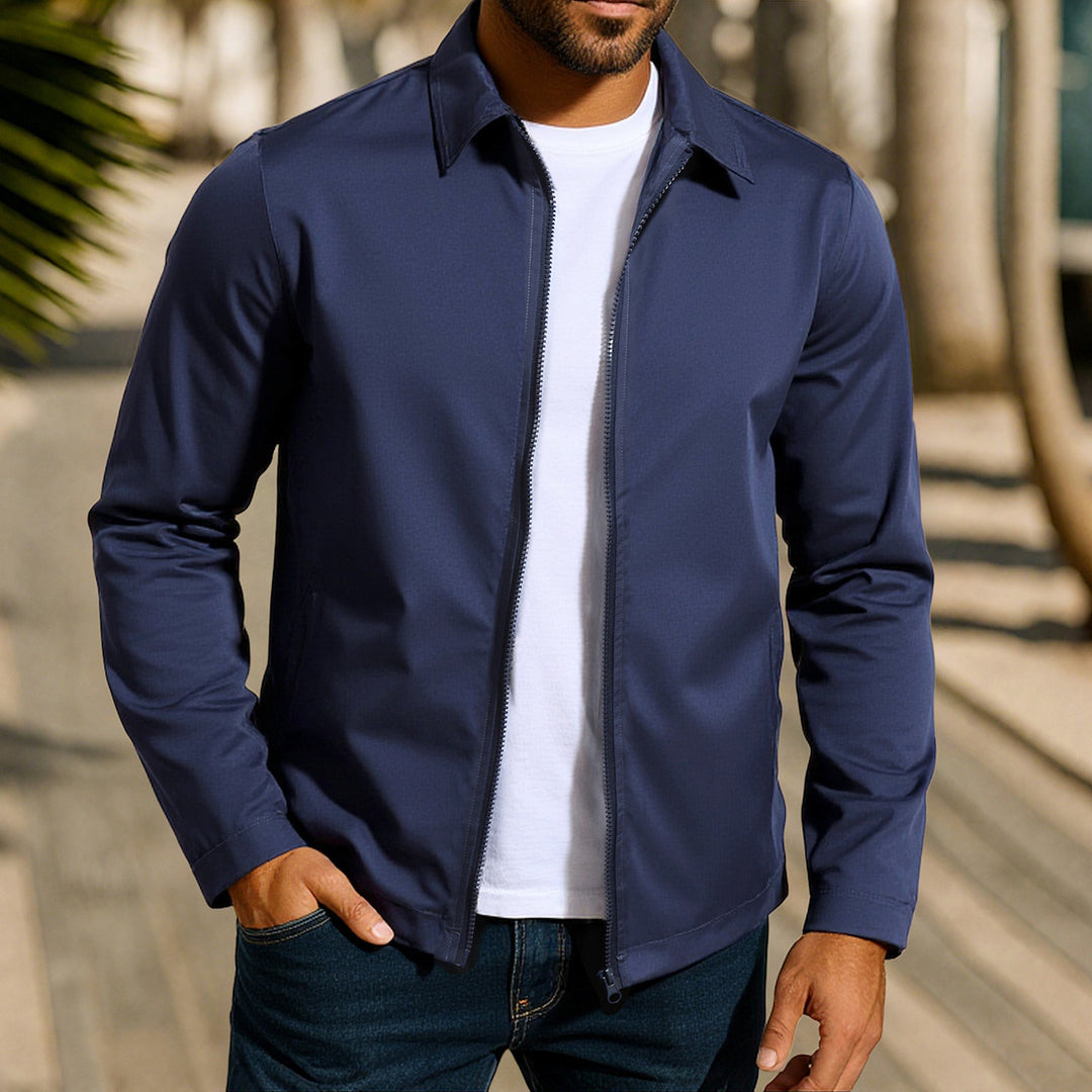 Men's casual leisure jacket with innovative wind protection technology Lisslune