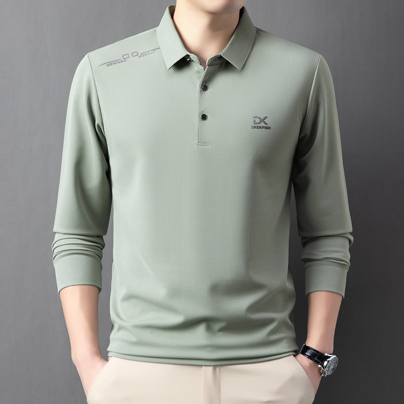 Men's functional polo shirt with lightweight breathable fabric Lisslune