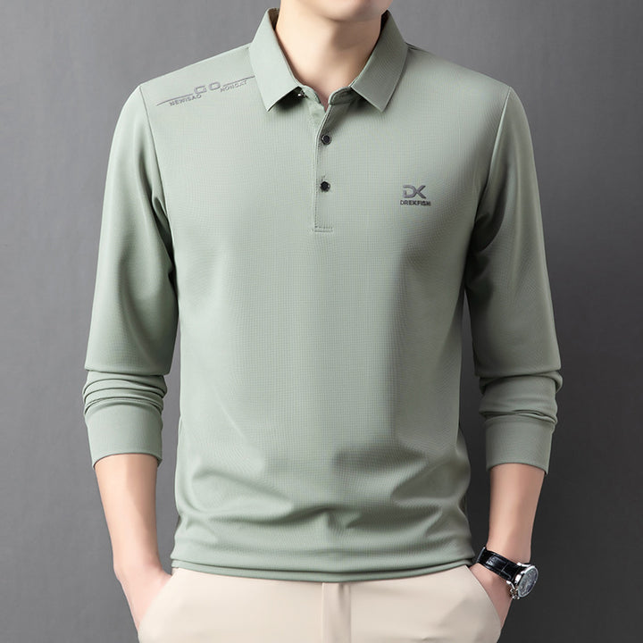 Men's functional polo shirt with lightweight breathable fabric Lisslune