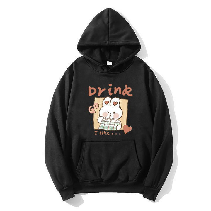 Women's hoodie with cute kitten motif Lisslune