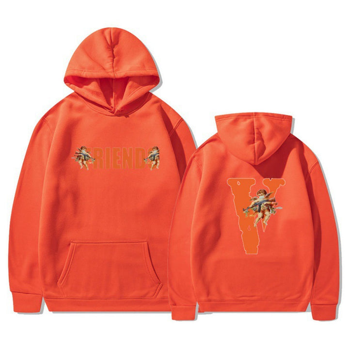 Women's hoodie with characteristic front and back print Lisslune