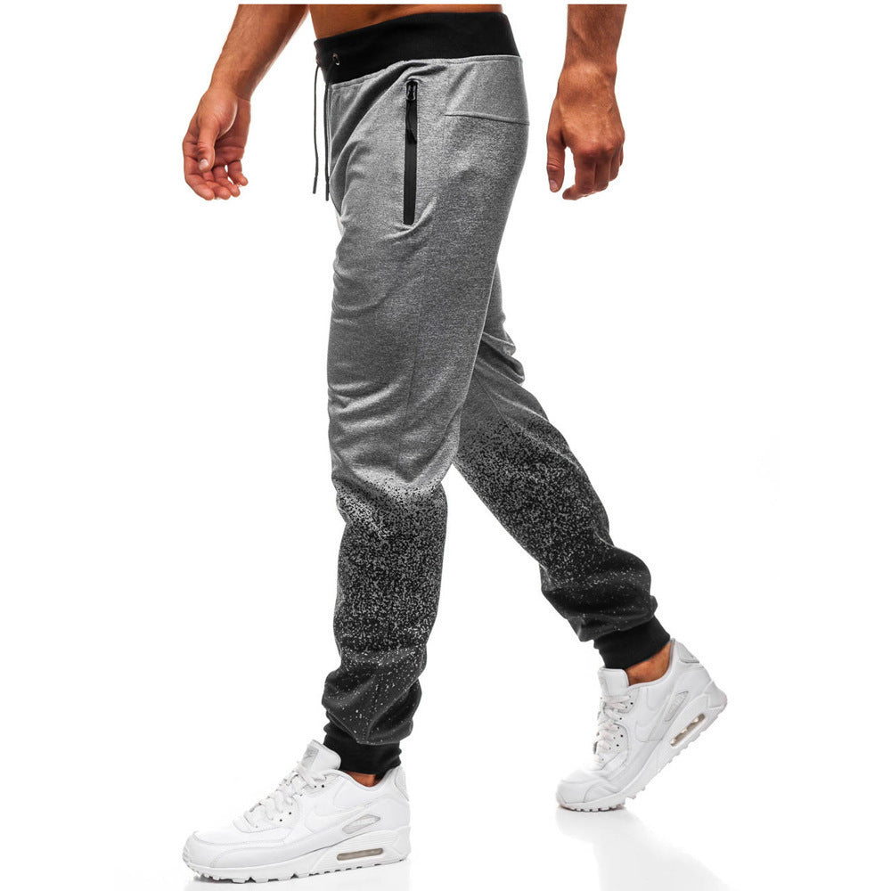 Men's Athletic Jogging Pants with Side Zipper Pockets Lisslune