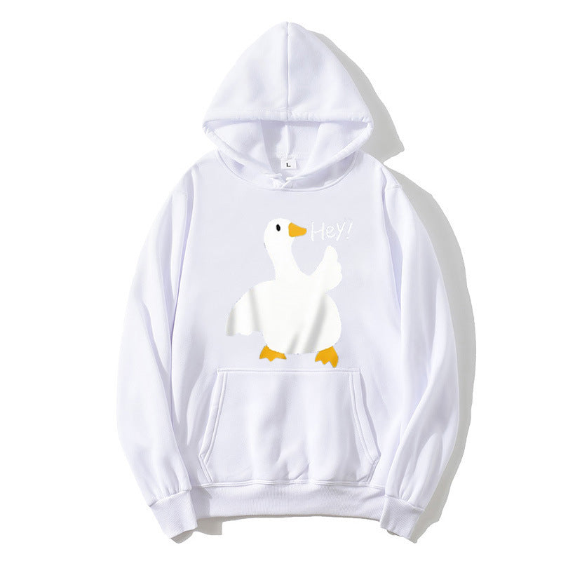 Women's hoodie with playful duck motif Lisslune
