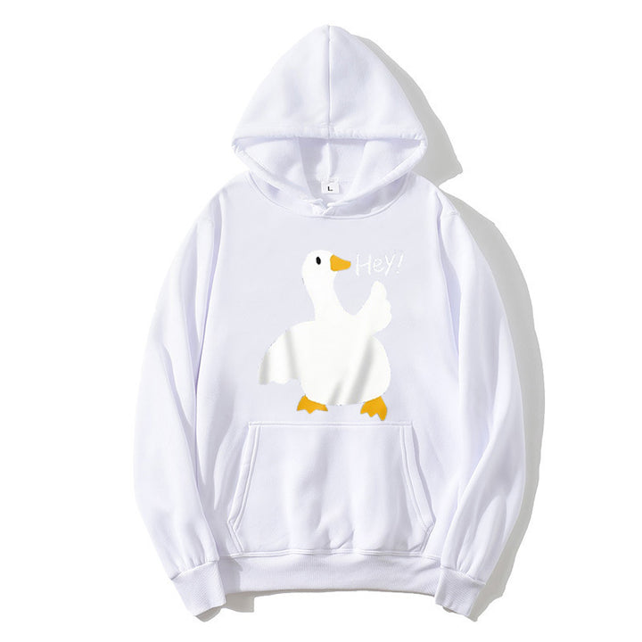 Women's hoodie with playful duck motif Lisslune