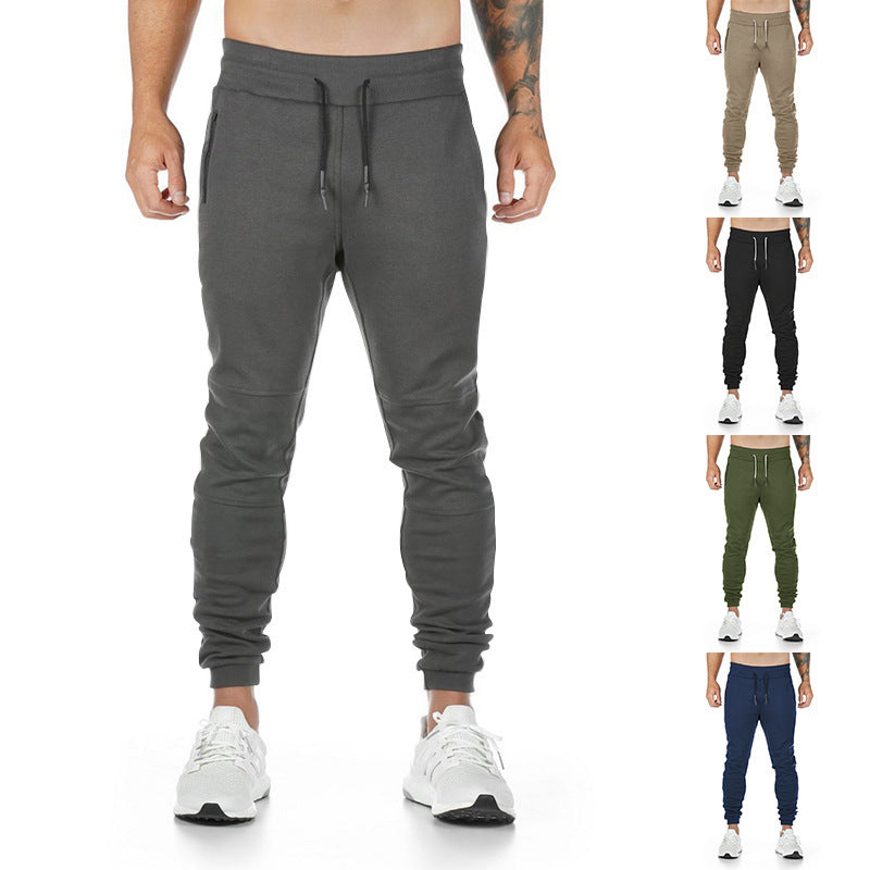 Men's sporty jogging pants with modern side pockets and elastic waistband Lisslune
