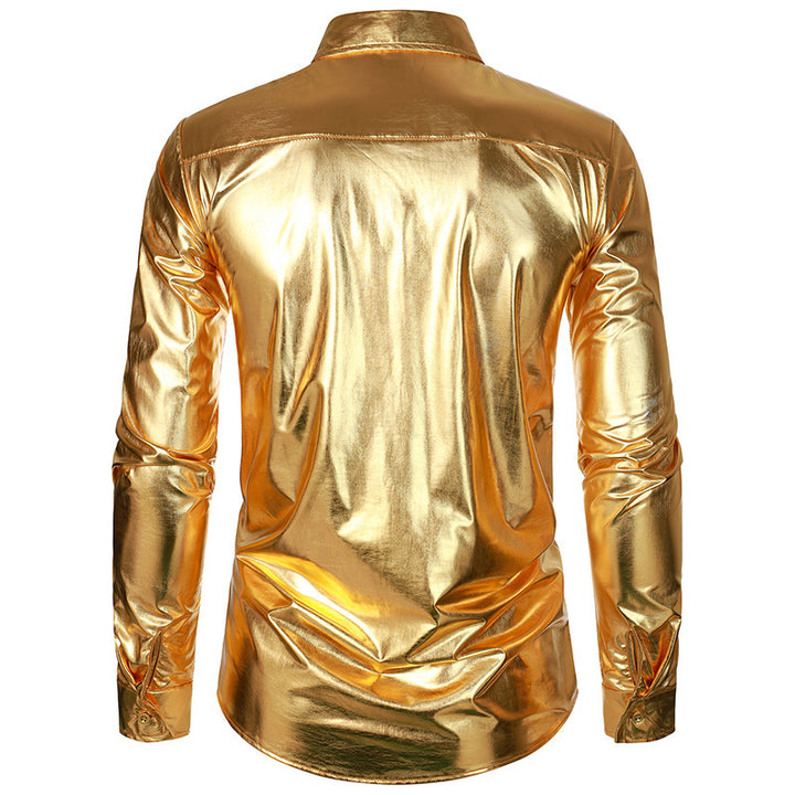Men's Glamorous Metallic Shirt Lisslune