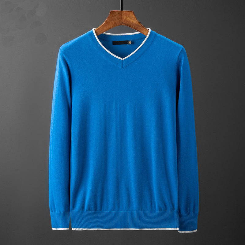 Men's V-Neck Sweater Lisslune